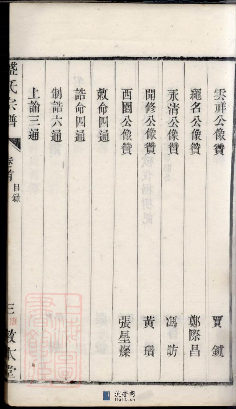 勾吴盛氏宗谱：九卷：[无锡] - 第18页预览图