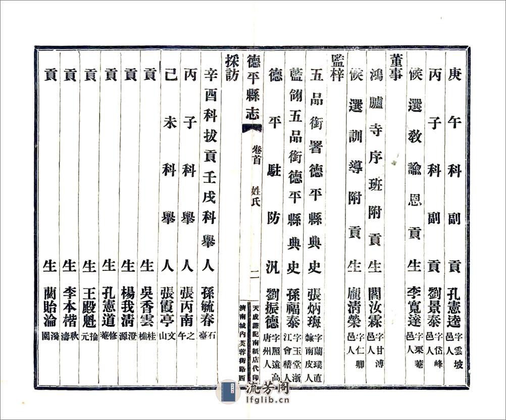 德平县志（光绪民国铅印本） - 第19页预览图