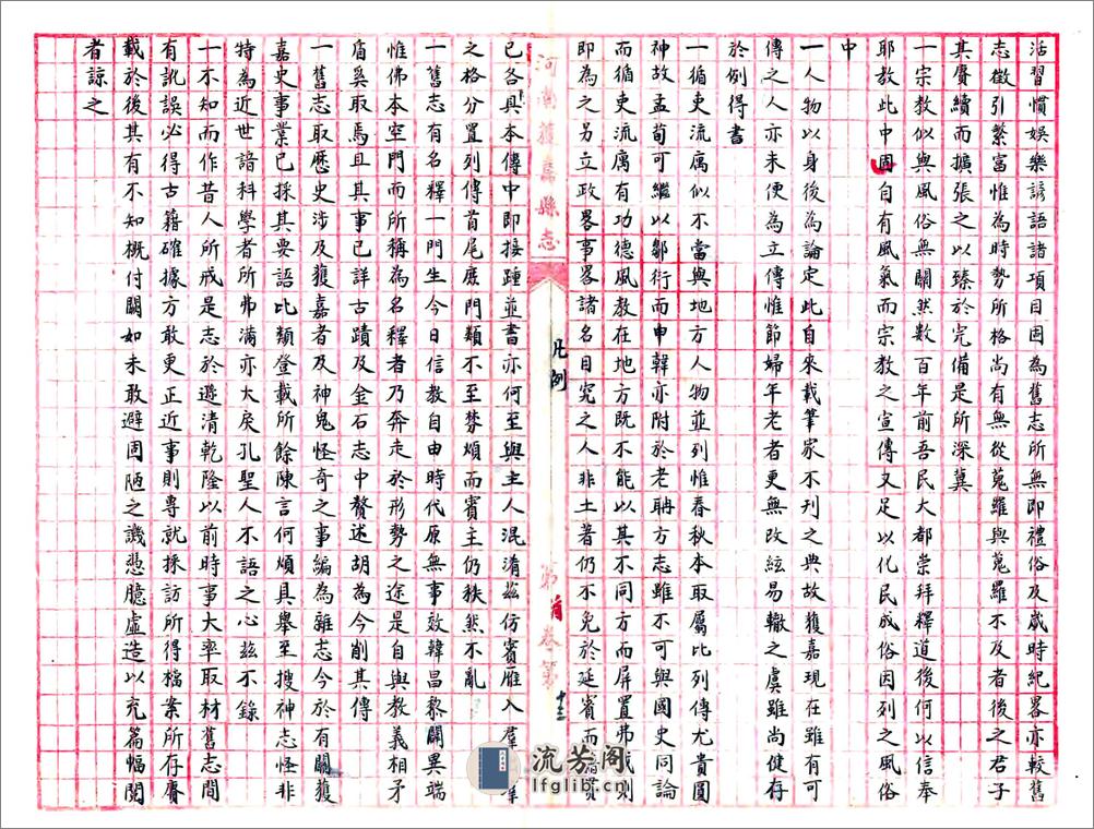 获嘉县志（民国稿本） - 第11页预览图