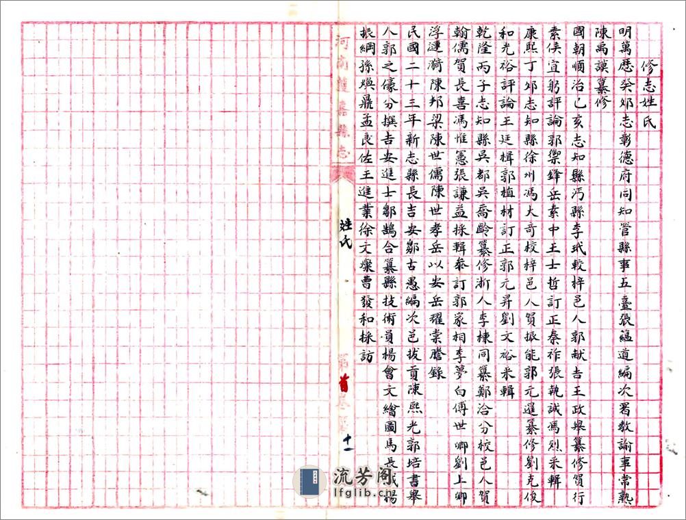 获嘉县志（民国稿本） - 第9页预览图