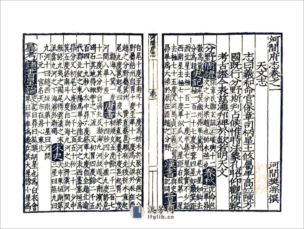 河间府志（嘉靖） - 第17页预览图