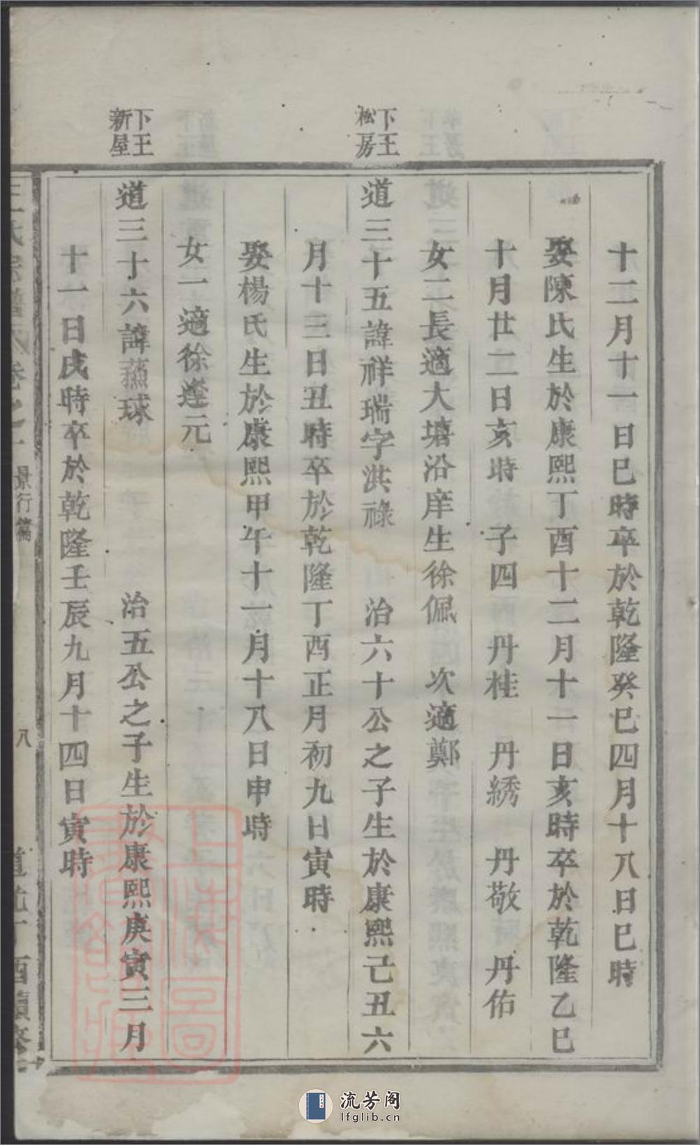 续修王氏宗谱：[浙江] - 第16页预览图