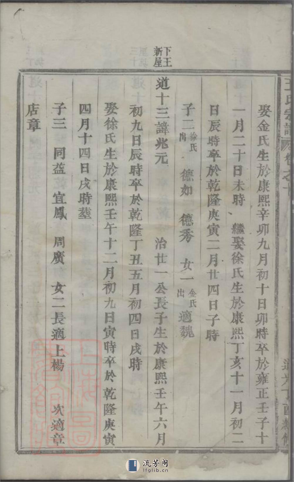 续修王氏宗谱：[浙江] - 第7页预览图