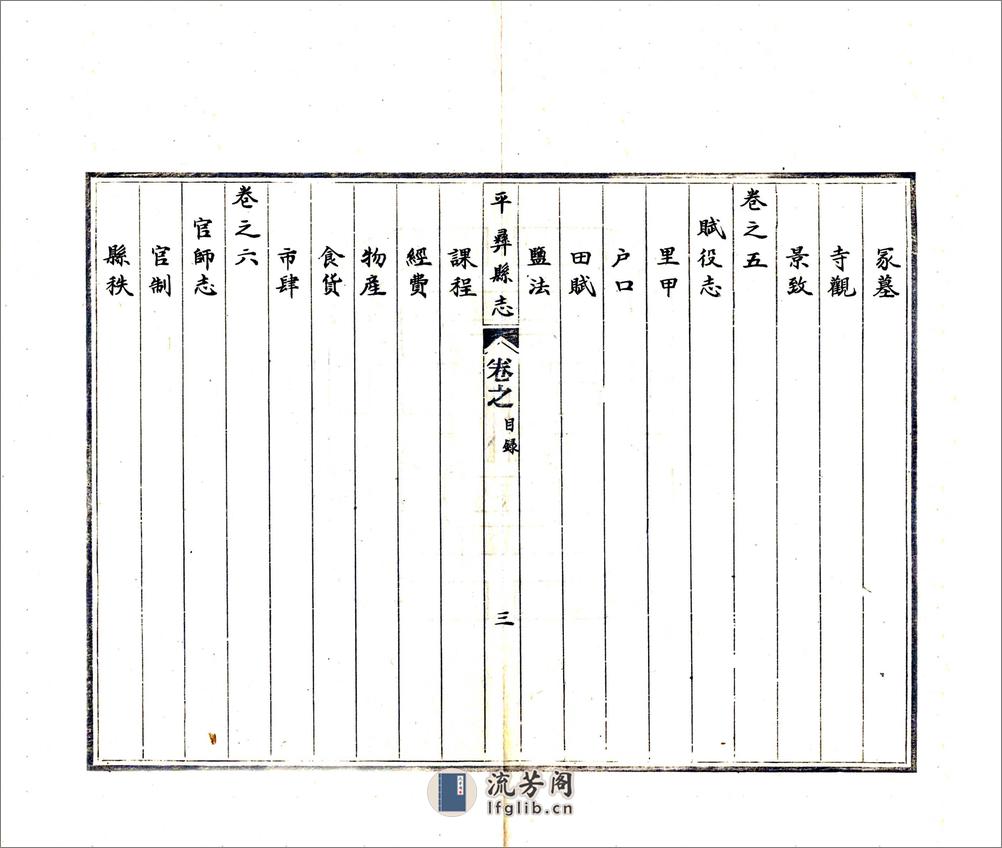 平彝县志（康熙抄本） - 第7页预览图