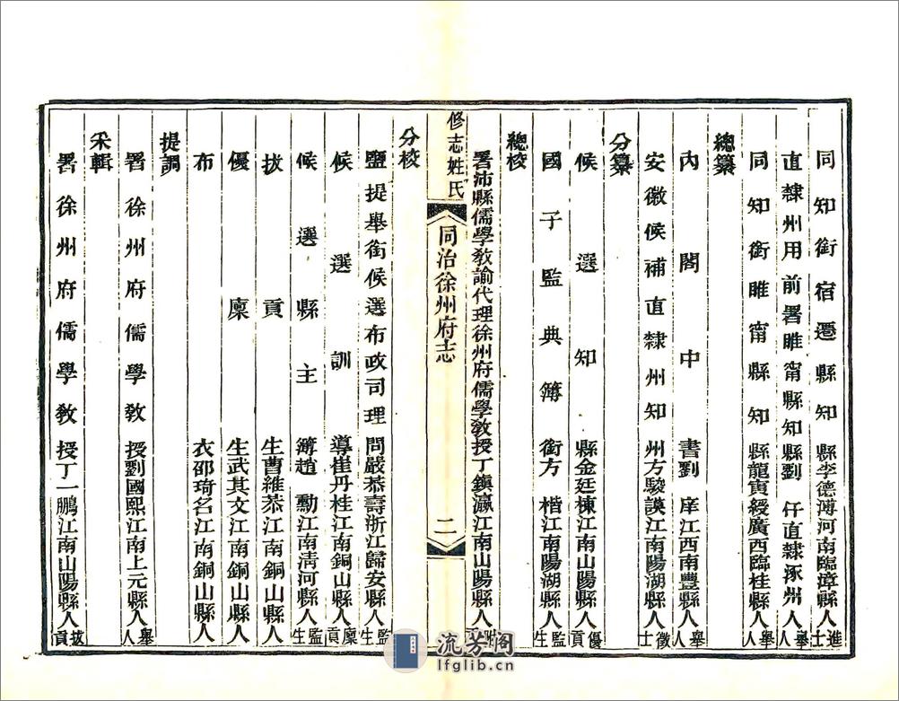 同治徐州府志 - 第5页预览图