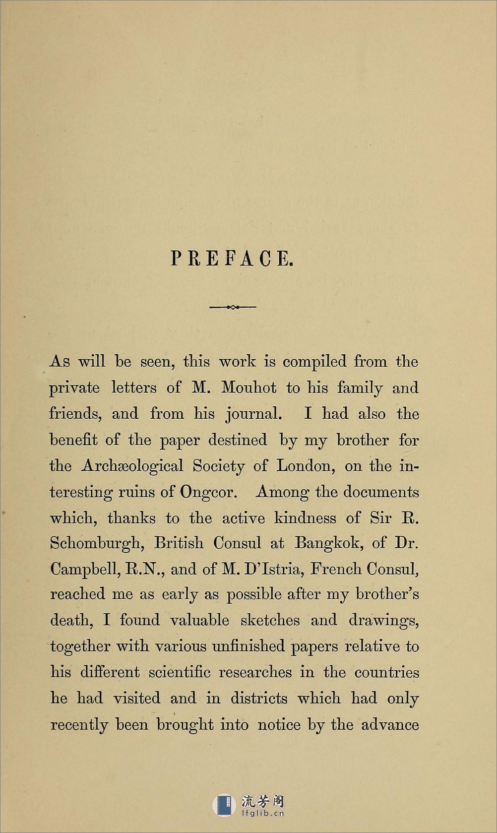 暹罗柬埔寨老挝安南游记.Travels in the central parts of Indo-China.Cambodia, and Laos.2卷.By Henri Mouhot.1864年 - 第13页预览图