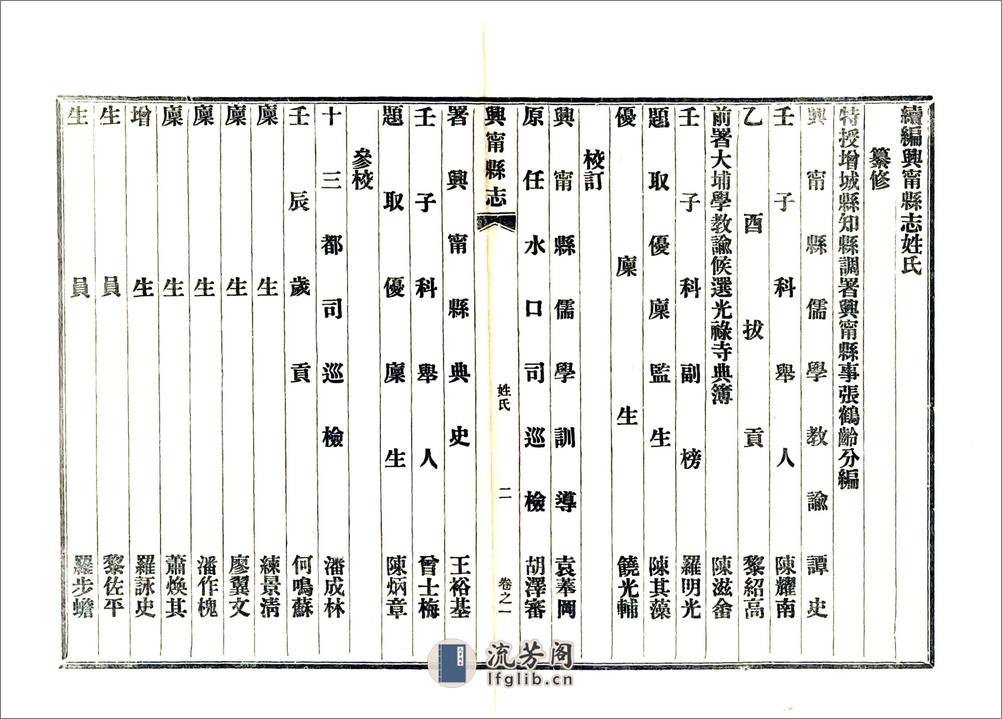 兴宁县志（咸丰民国铅印） - 第4页预览图