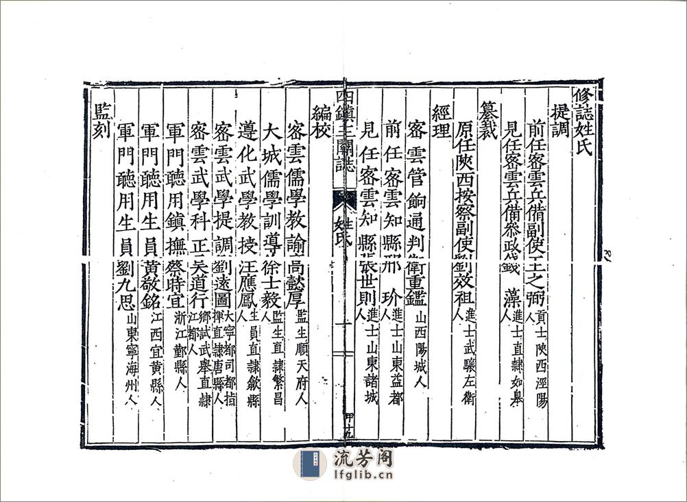 四镇三关志（万历影印本）卷01-06 - 第19页预览图