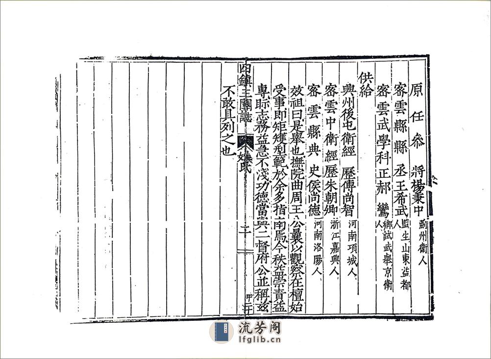 四镇三关志（万历影印本）卷01-06 - 第20页预览图