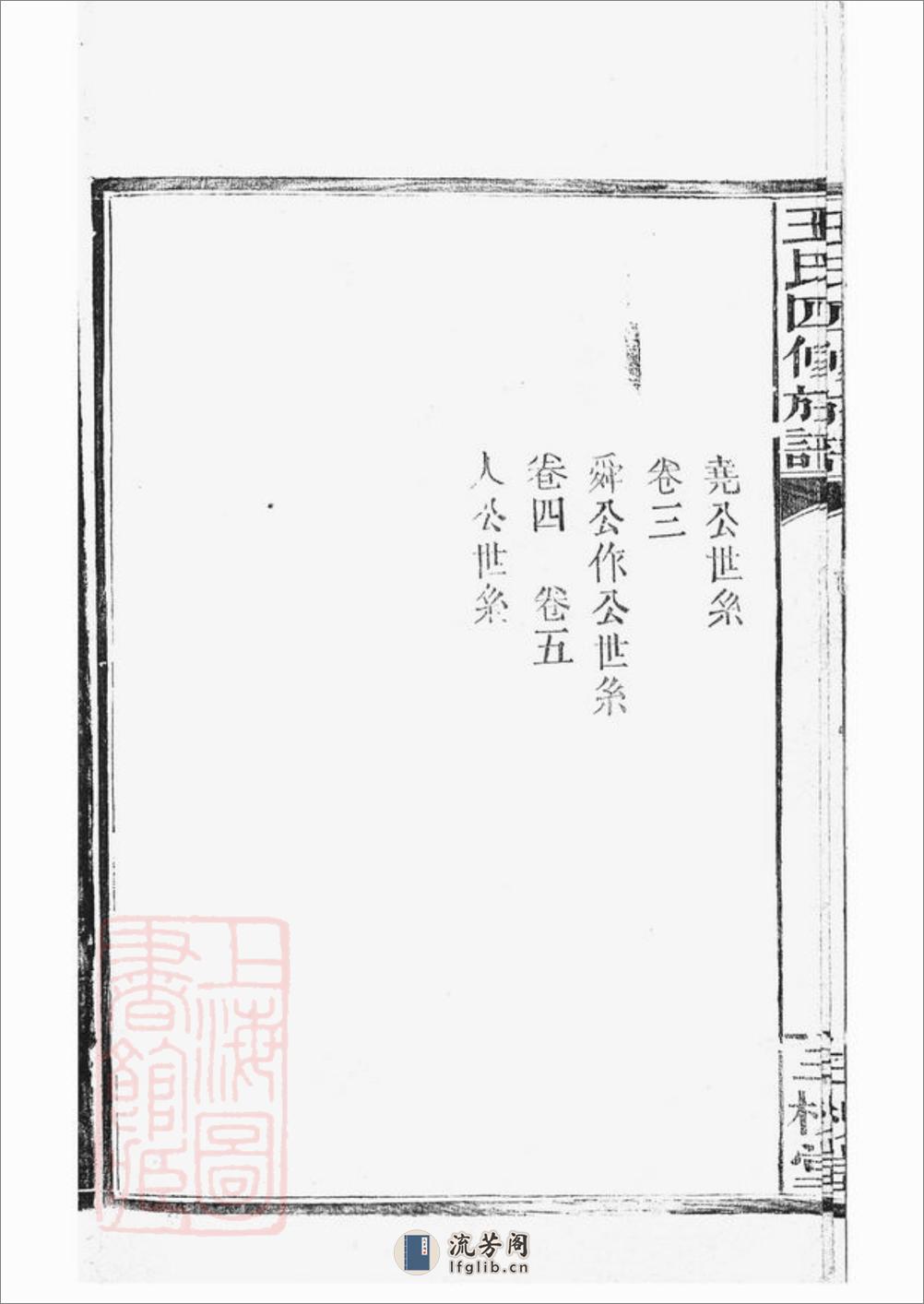 湖南常德府武陵县中淰村王氏四修支谱：五卷，首一卷：[湖南常德] - 第8页预览图