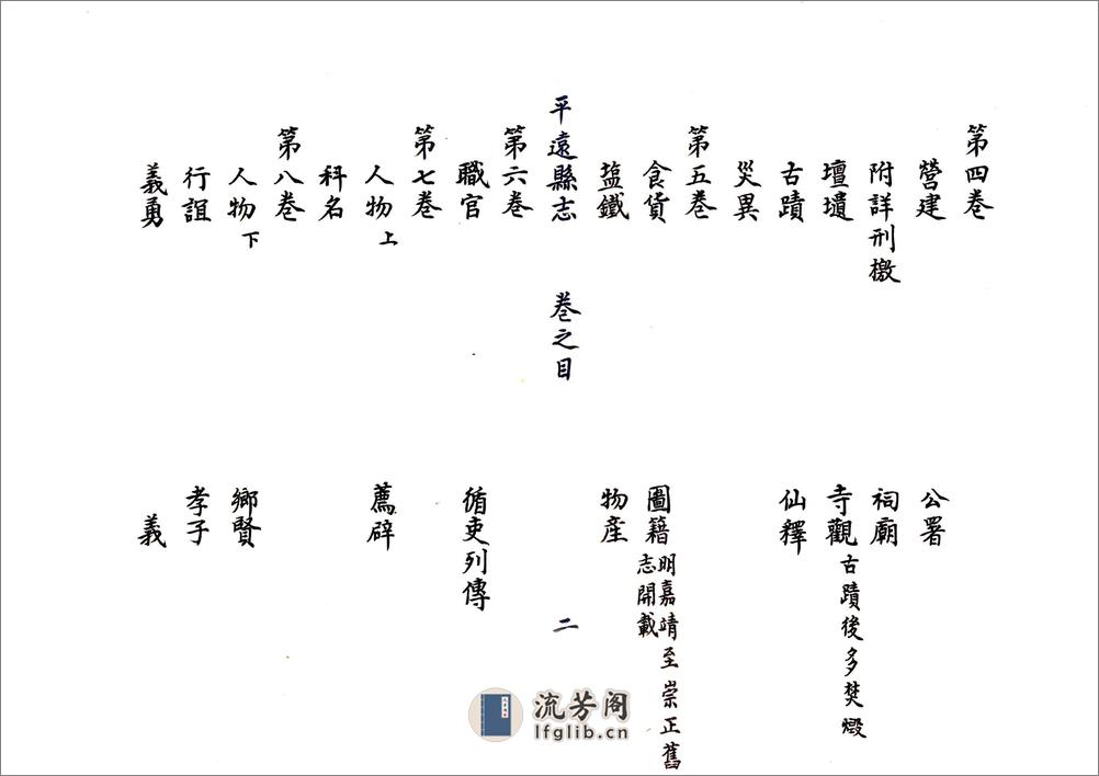 平远县志（康熙） - 第15页预览图
