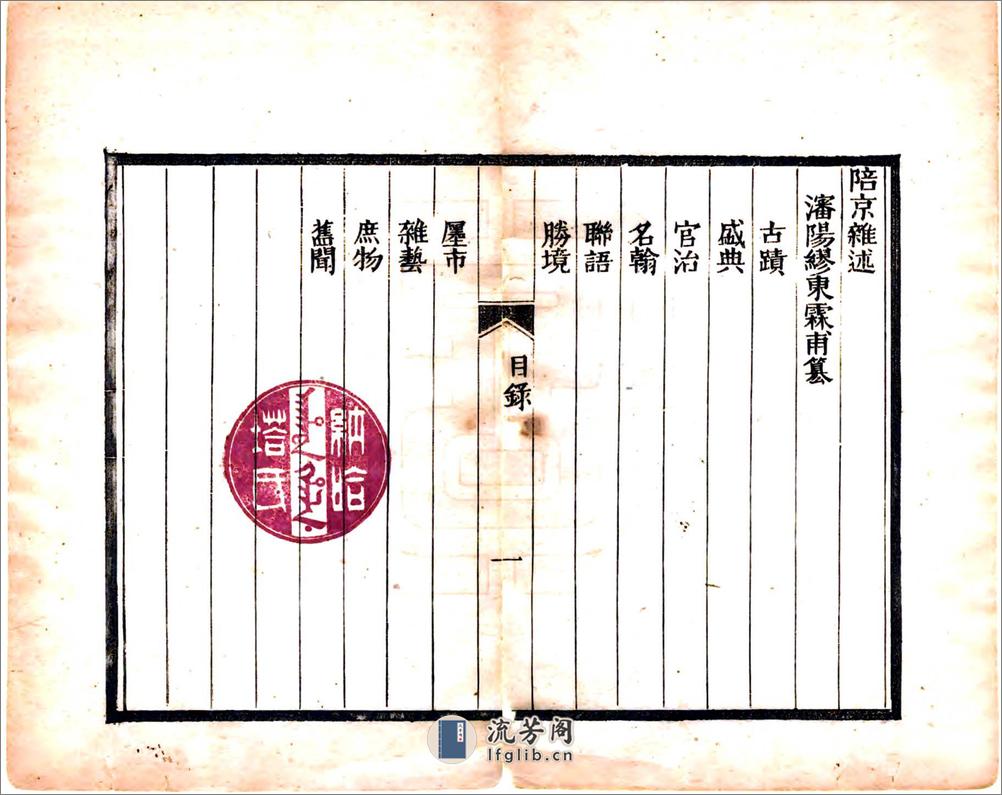 陪京杂述（光绪） - 第8页预览图