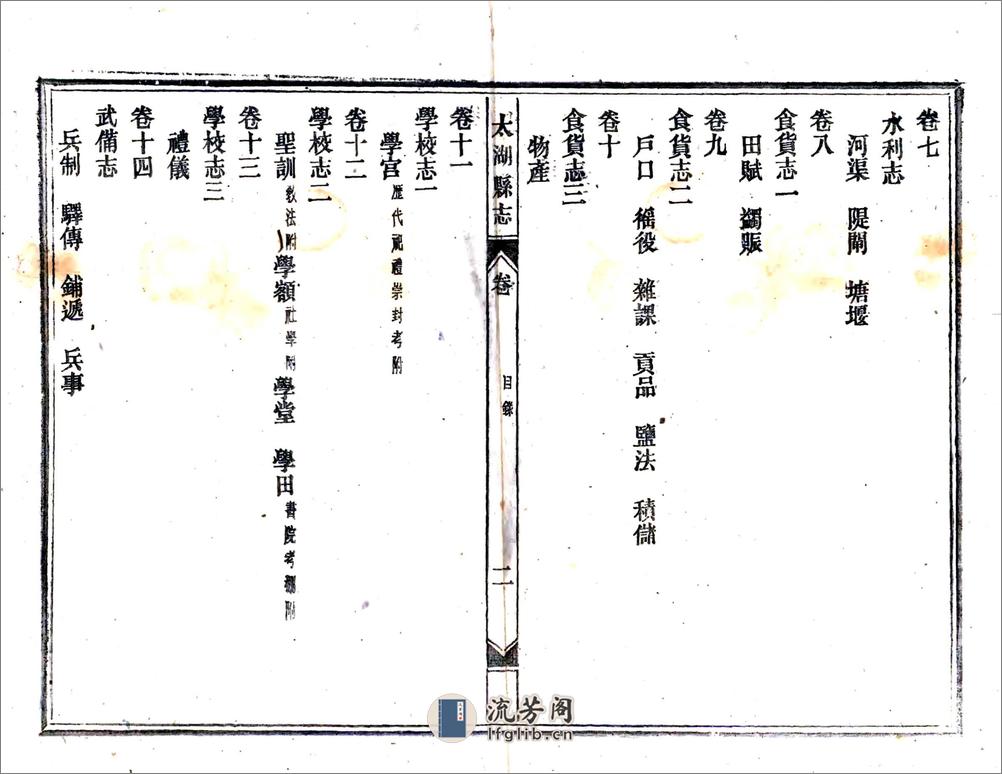 太湖县志（民国） - 第7页预览图