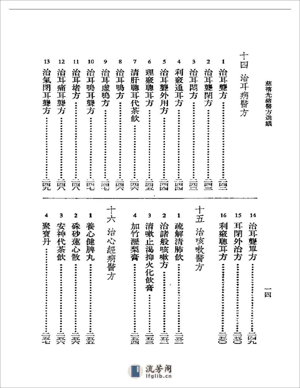 慈溪光绪医方选议 - 第14页预览图