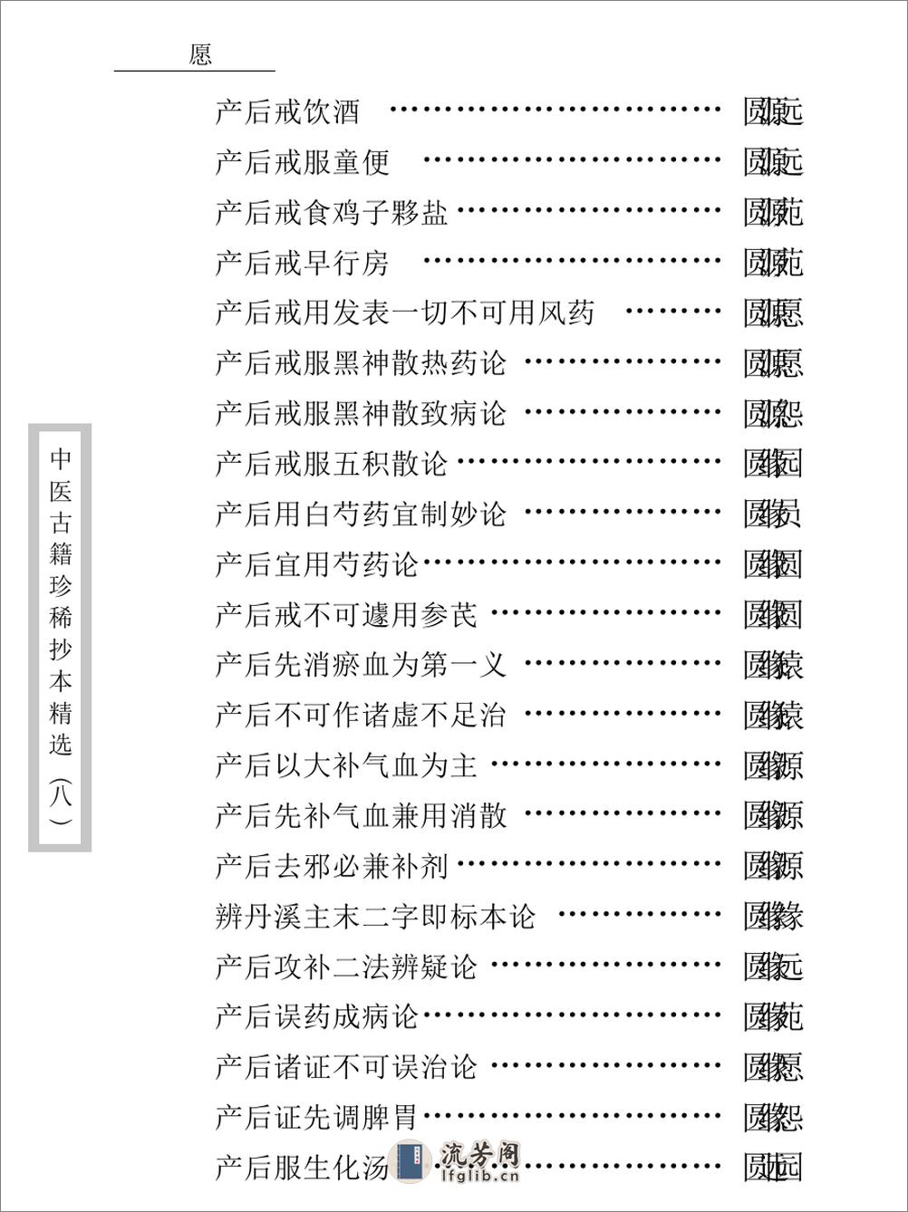 中医古籍珍稀抄本精选--资生集 - 第20页预览图