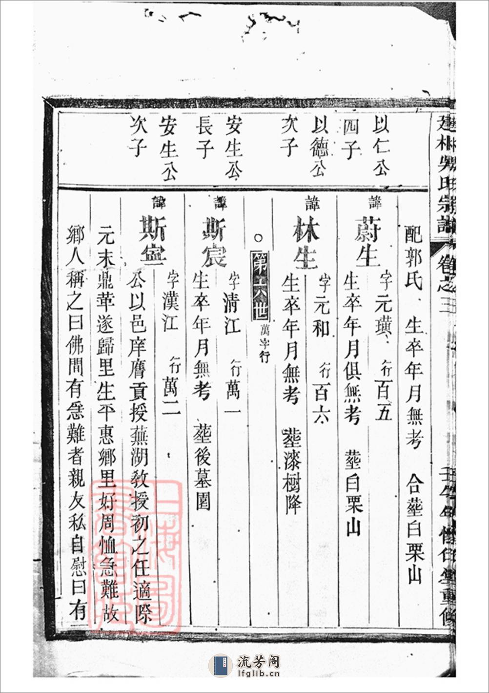 严陵建桐溪西宦堂九保吴氏宗谱：[桐庐] - 第11页预览图