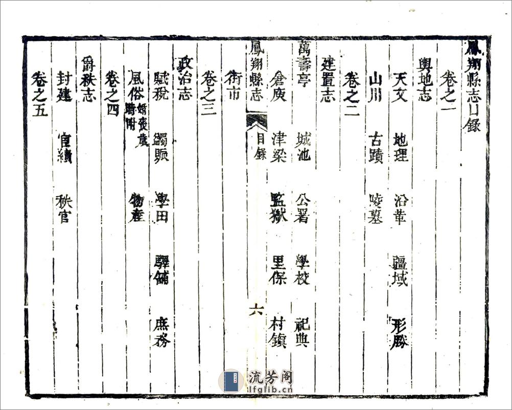 凤翔县志（雍正） - 第13页预览图