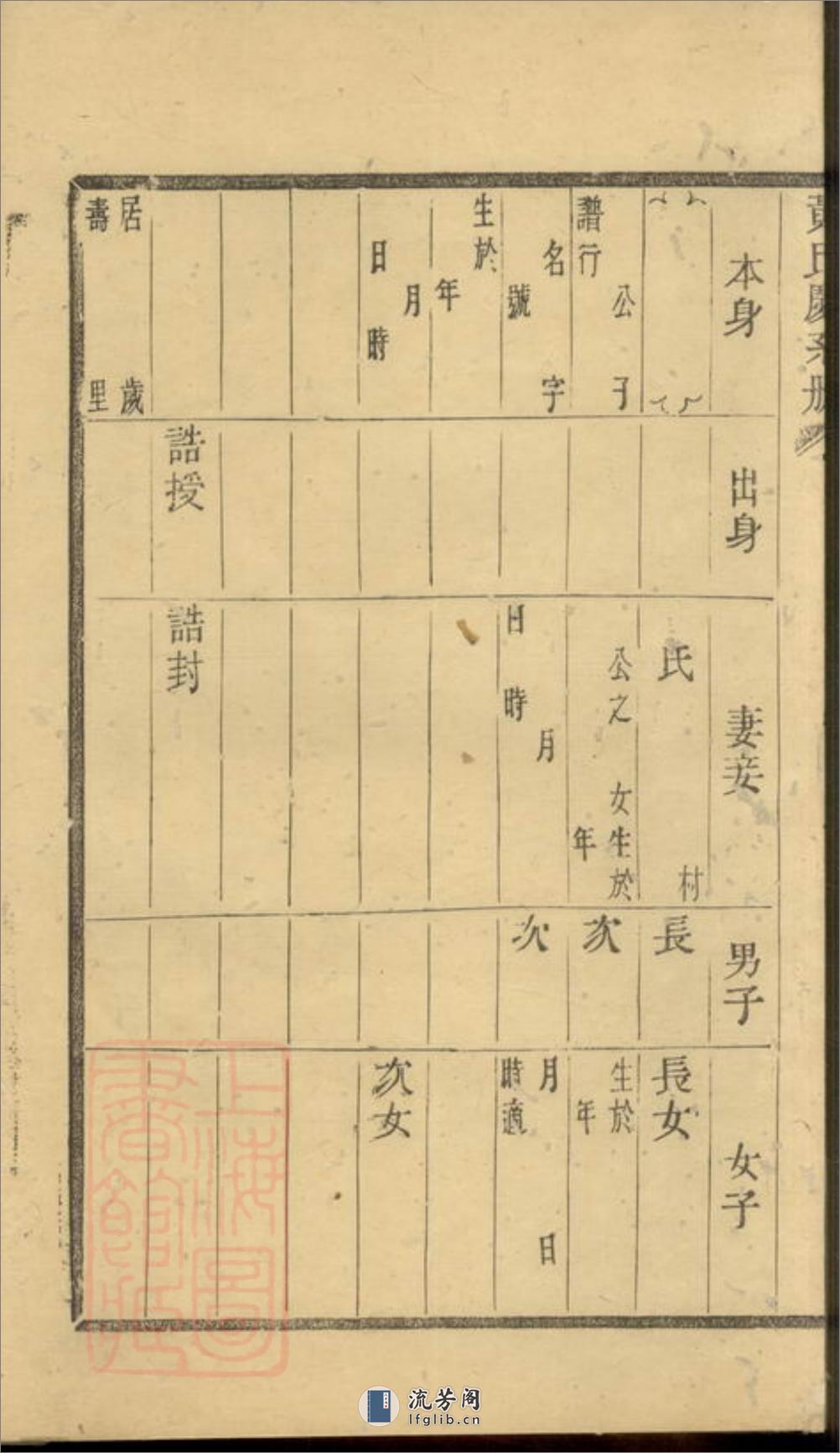 黄氏庆系册：不分卷：[馀姚] - 第6页预览图