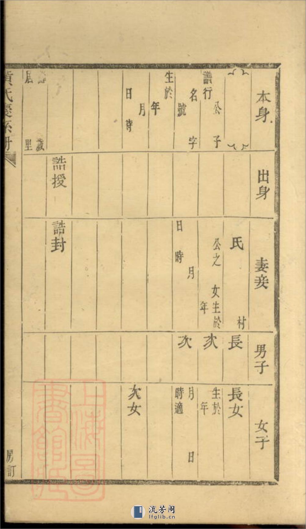 黄氏庆系册：不分卷：[馀姚] - 第7页预览图