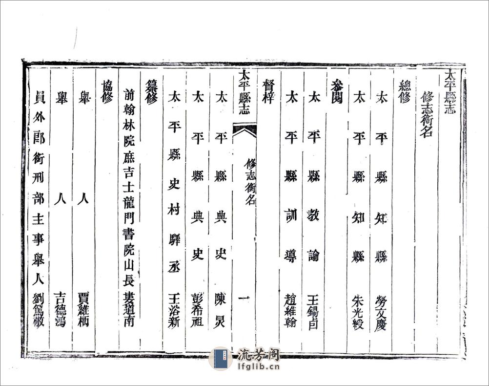 太平县志（光绪） - 第11页预览图