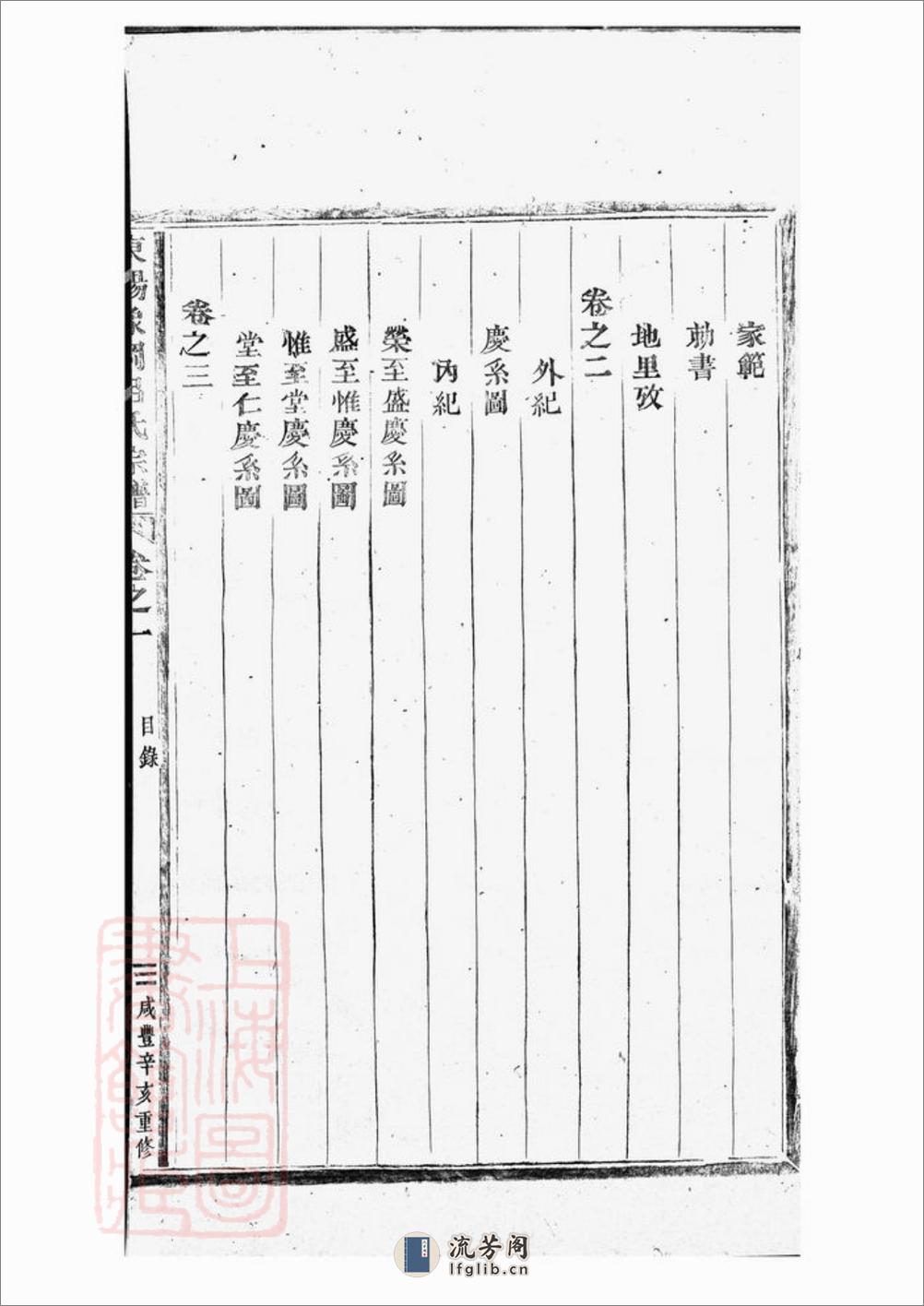 东阳象冈吕氏重修宗谱：二十卷 - 第10页预览图