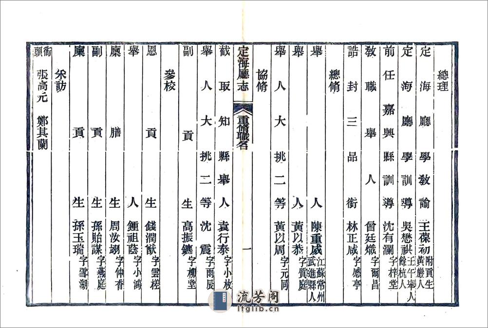 定海厅志（光绪11年） - 第18页预览图