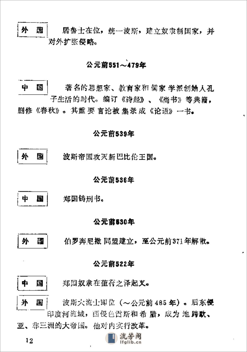 简明中外历史年表·杨子坤·轻工业出版社1989 - 第18页预览图