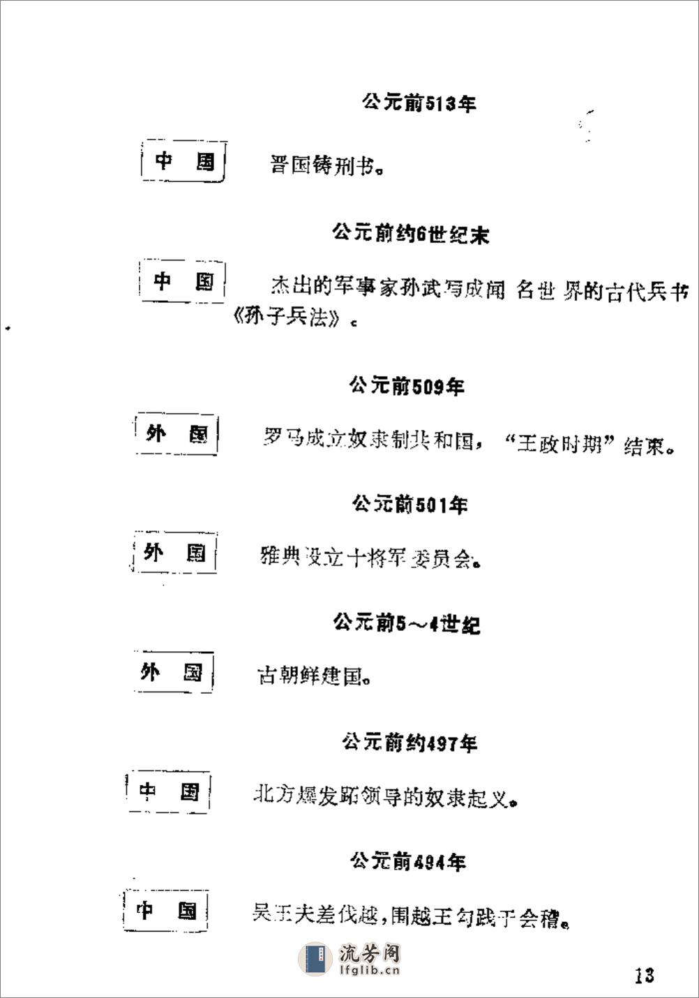 简明中外历史年表·杨子坤·轻工业出版社1989 - 第19页预览图