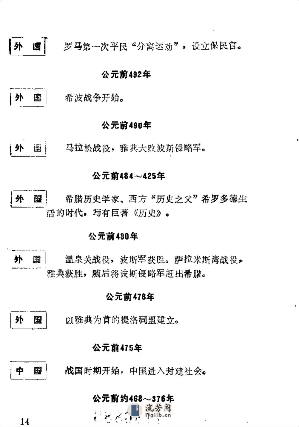 简明中外历史年表·杨子坤·轻工业出版社1989 - 第20页预览图