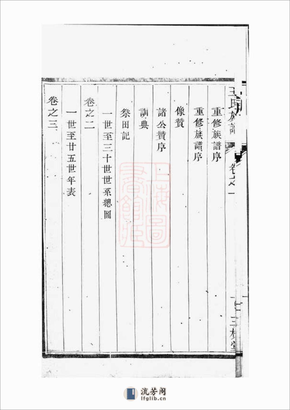维扬江都王氏重修族谱：四卷 - 第16页预览图