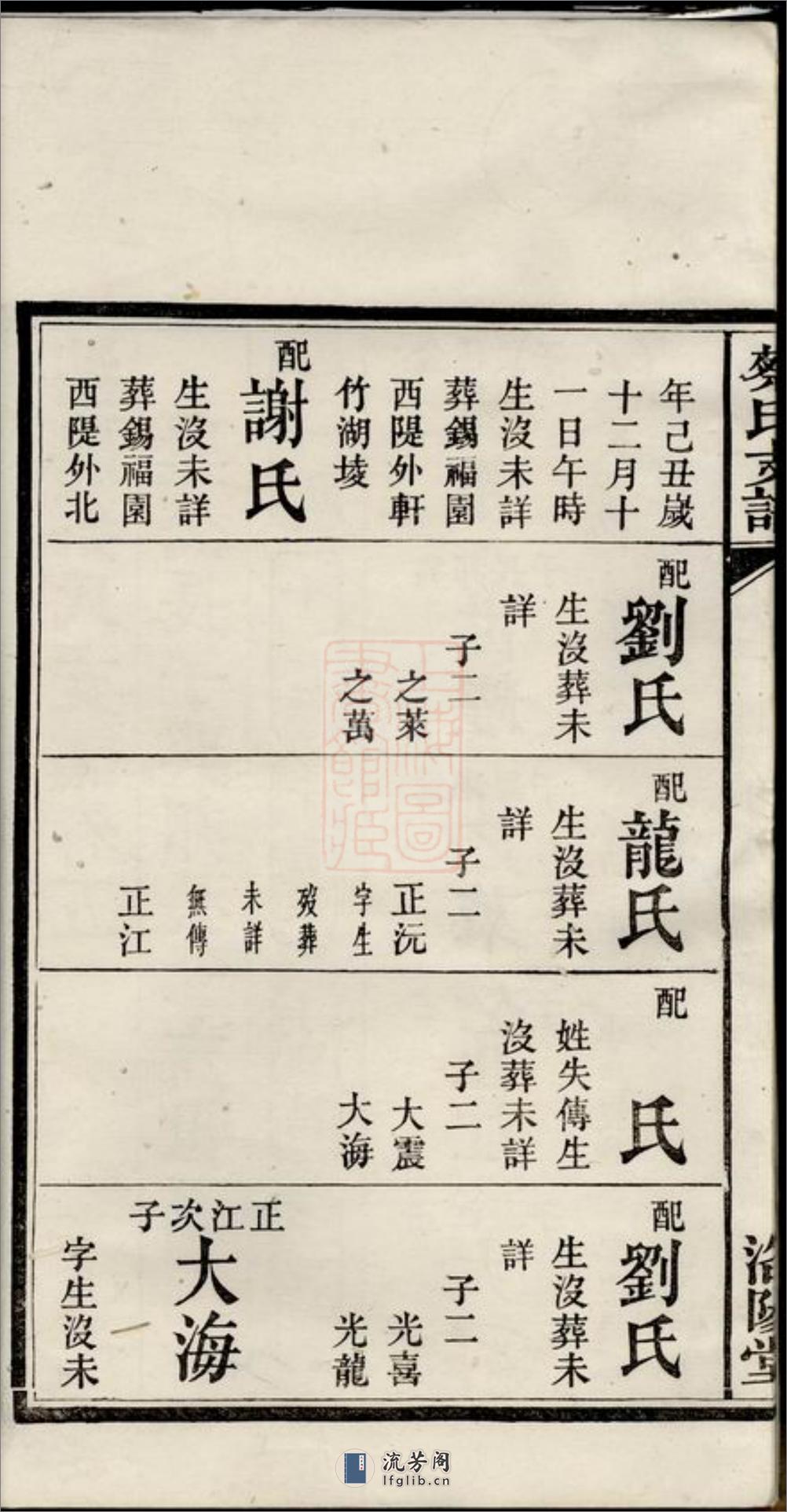 湘阴蔡氏支谱 - 第10页预览图
