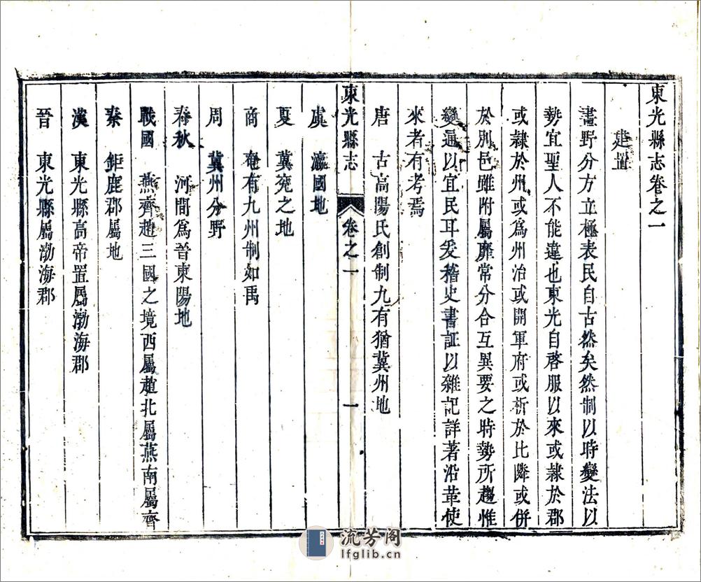 东光县志（康熙） - 第20页预览图