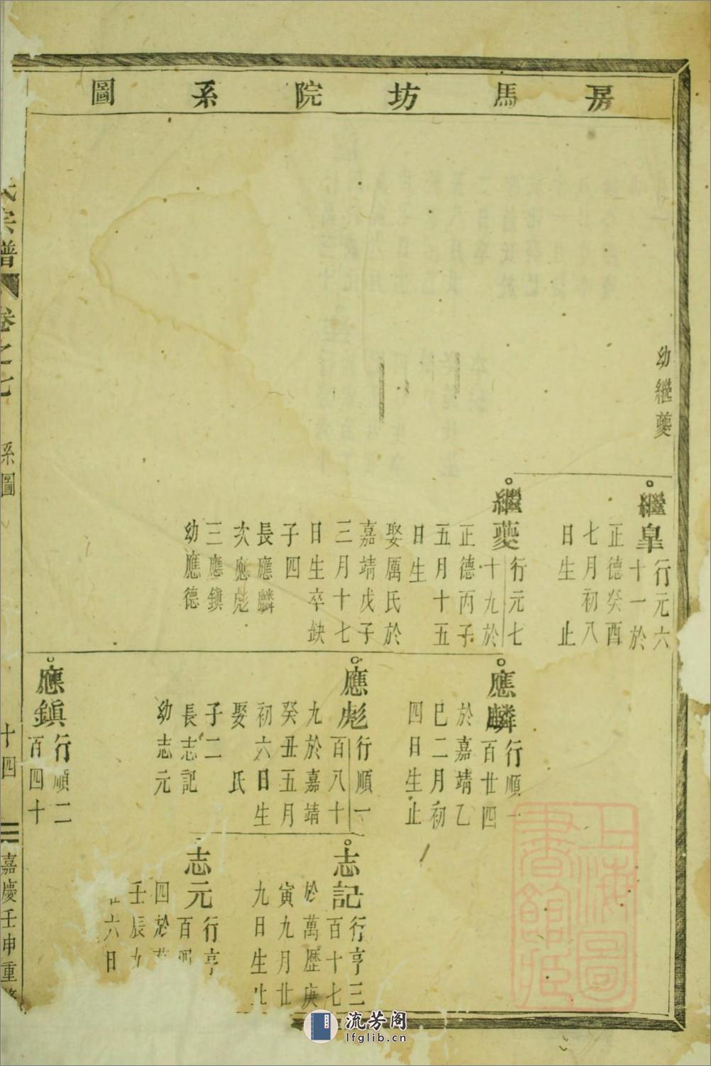 大元吴氏宗谱：共10卷 - 第16页预览图