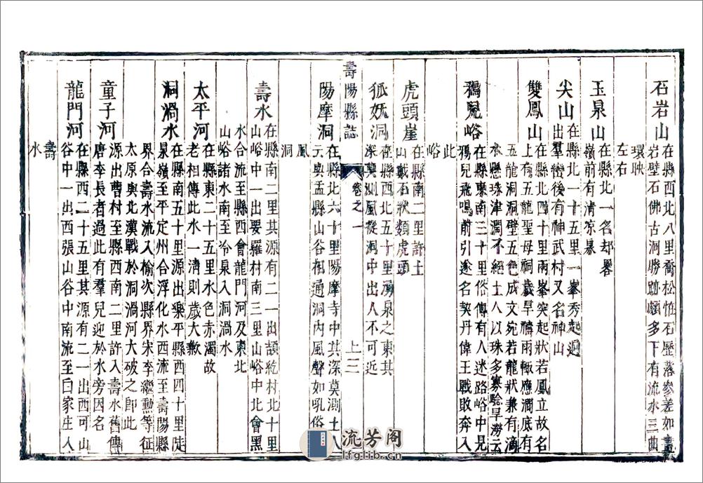 寿阳县志（康熙） - 第20页预览图