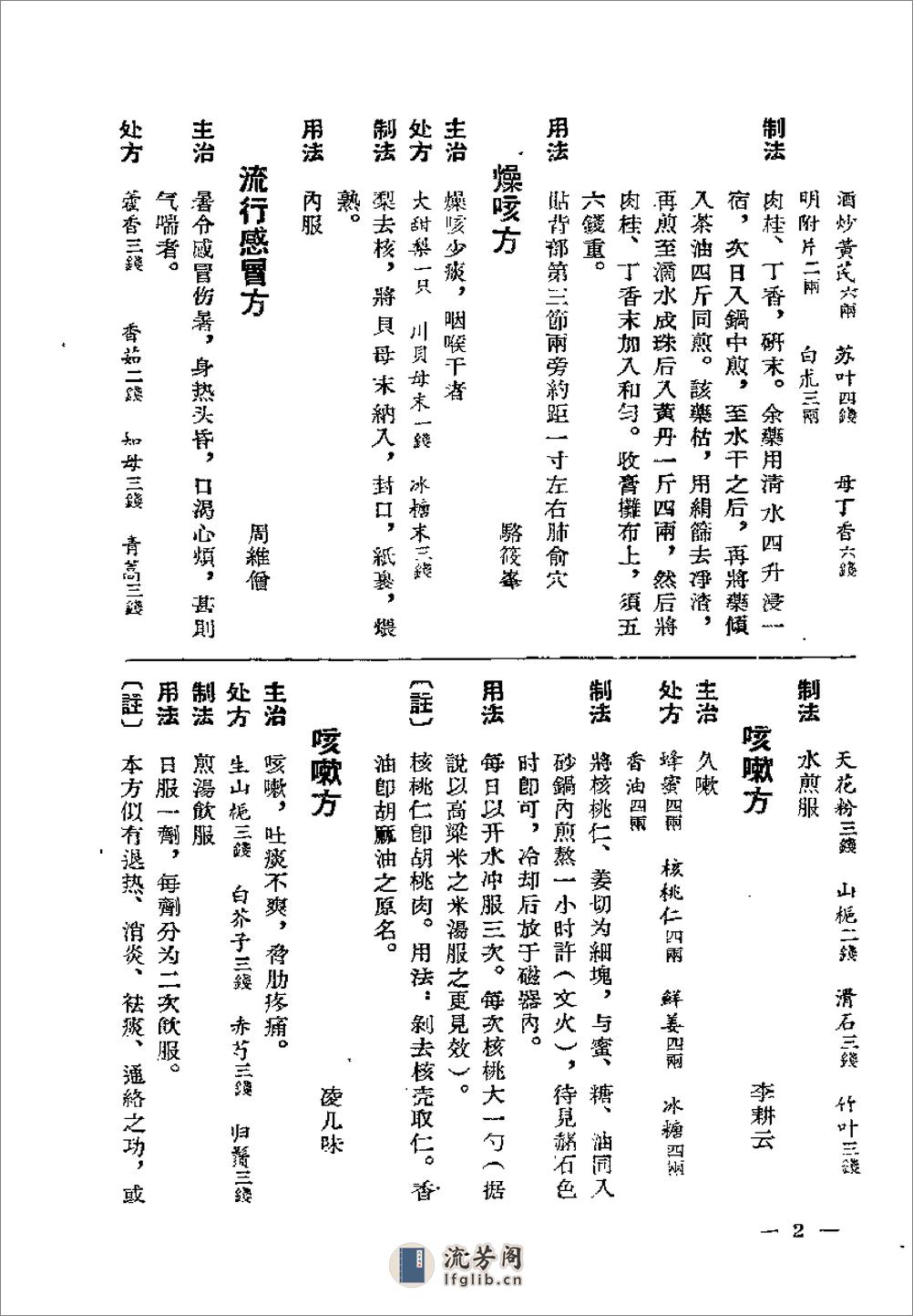 江苏1956中医秘方验方汇编 第一集 - 第19页预览图