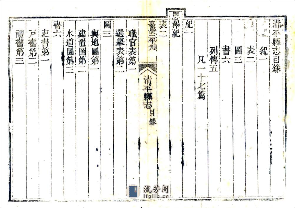 清平县志（嘉庆） - 第5页预览图