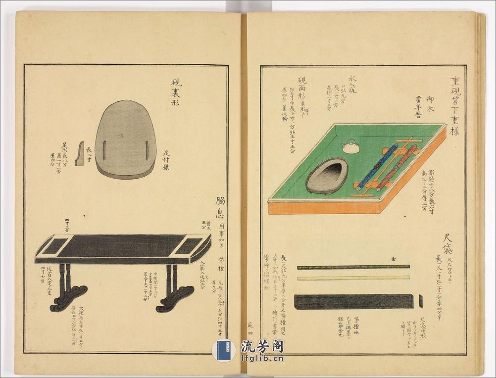 丹鹤图谱.3册.纹部.調度部.水野忠央著.江户晚期刊本.19世纪 - 第7页预览图