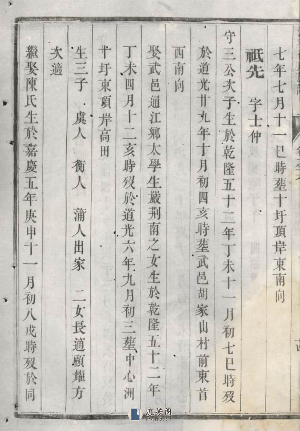 渔梁徐氏族谱：[常熟] - 第19页预览图