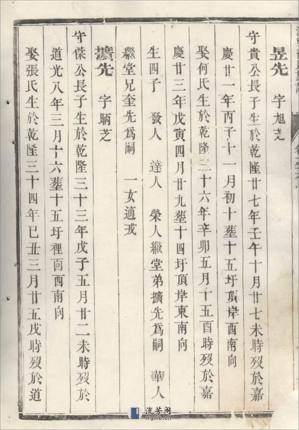 渔梁徐氏族谱：[常熟] - 第7页预览图