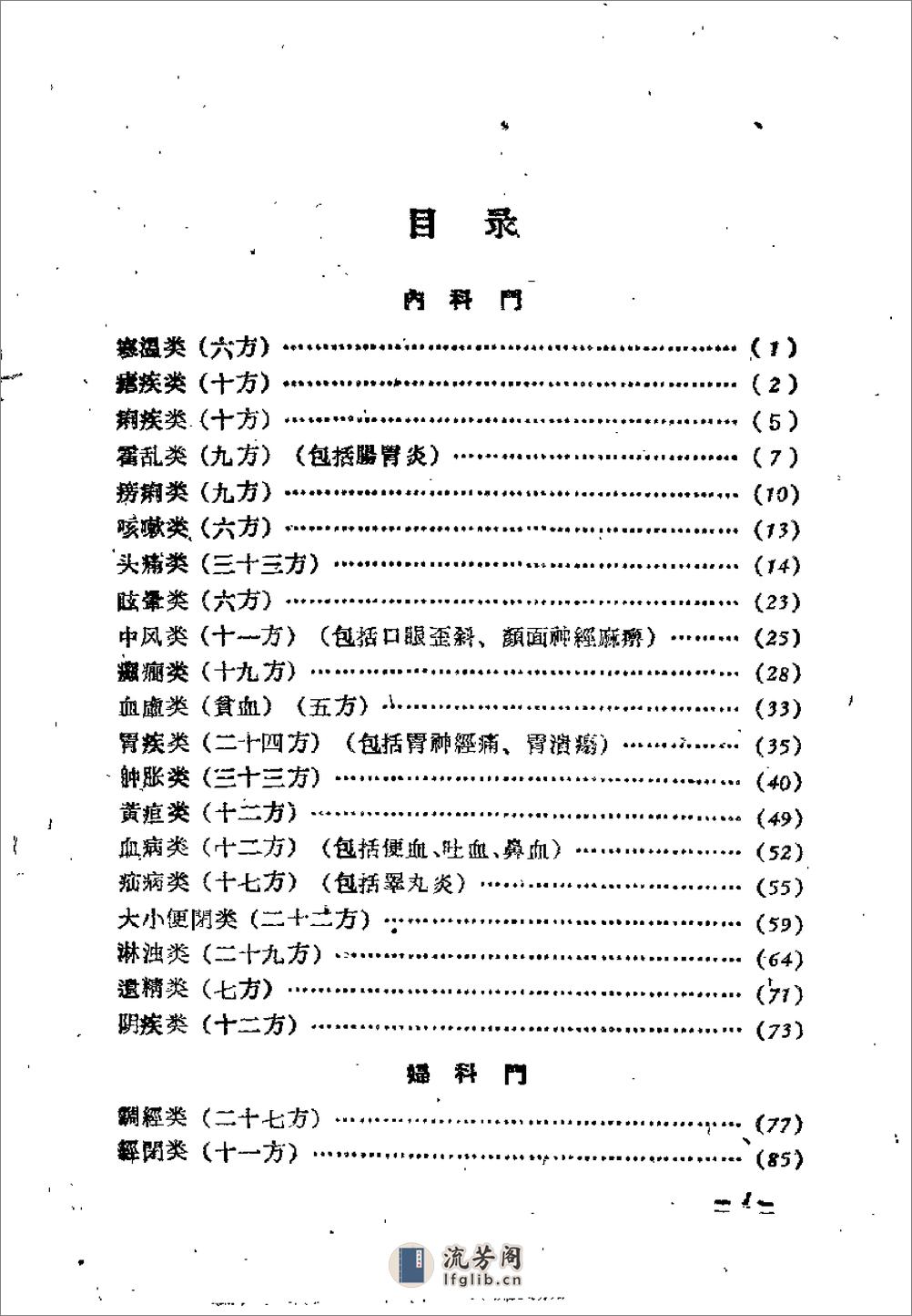 河南省1958中医秘方验方汇编（续二） - 第2页预览图