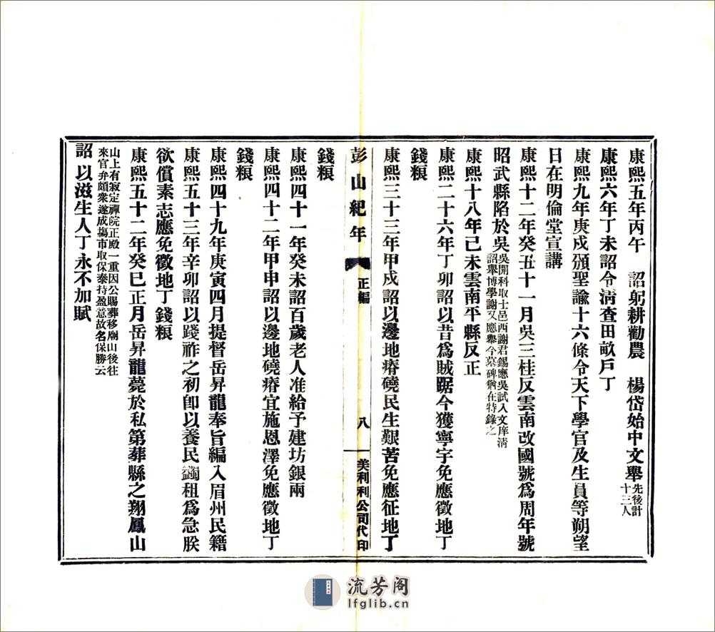 彭山纪年（民国） - 第10页预览图