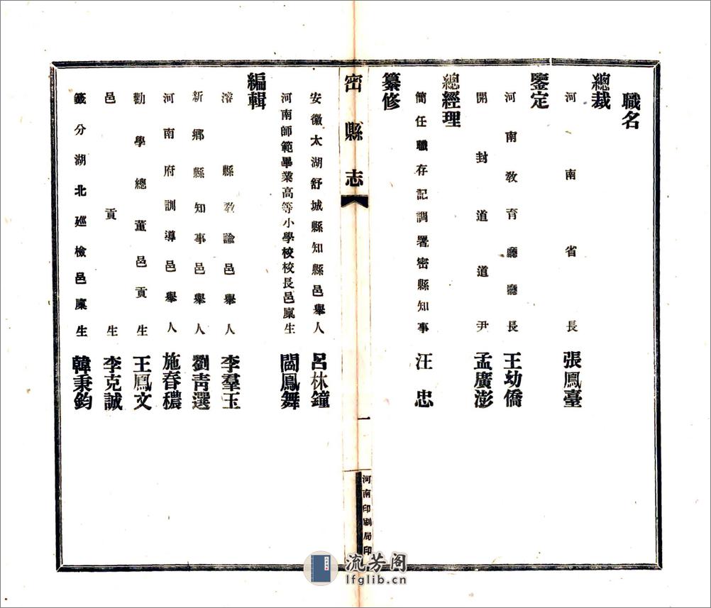 密县志（民国） - 第13页预览图