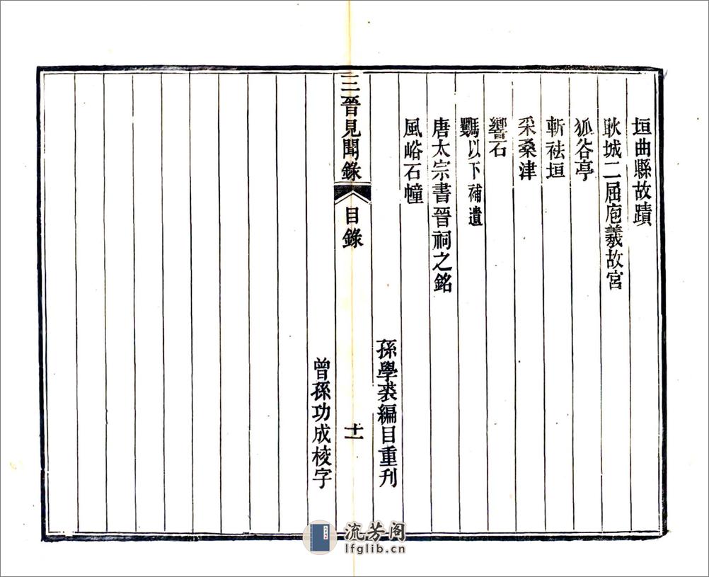 三晋见闻录（光绪） - 第13页预览图