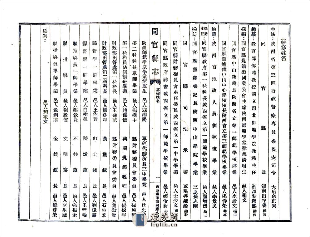 同官县志（民国） - 第9页预览图