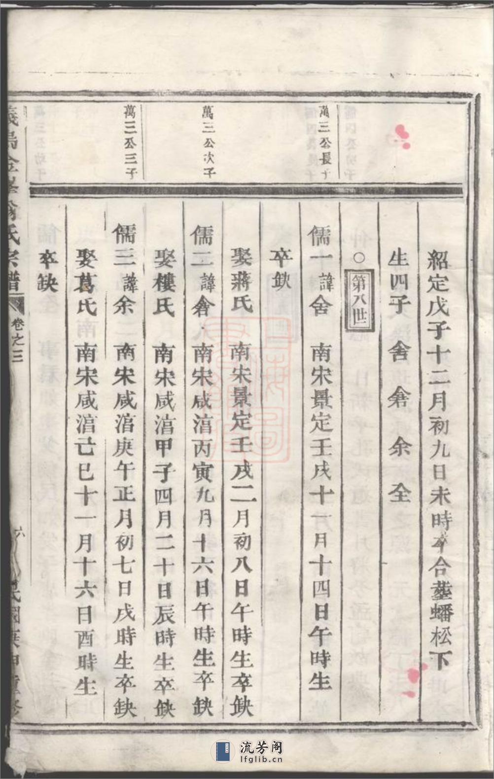 义乌金峰翁氏宗谱 - 第10页预览图