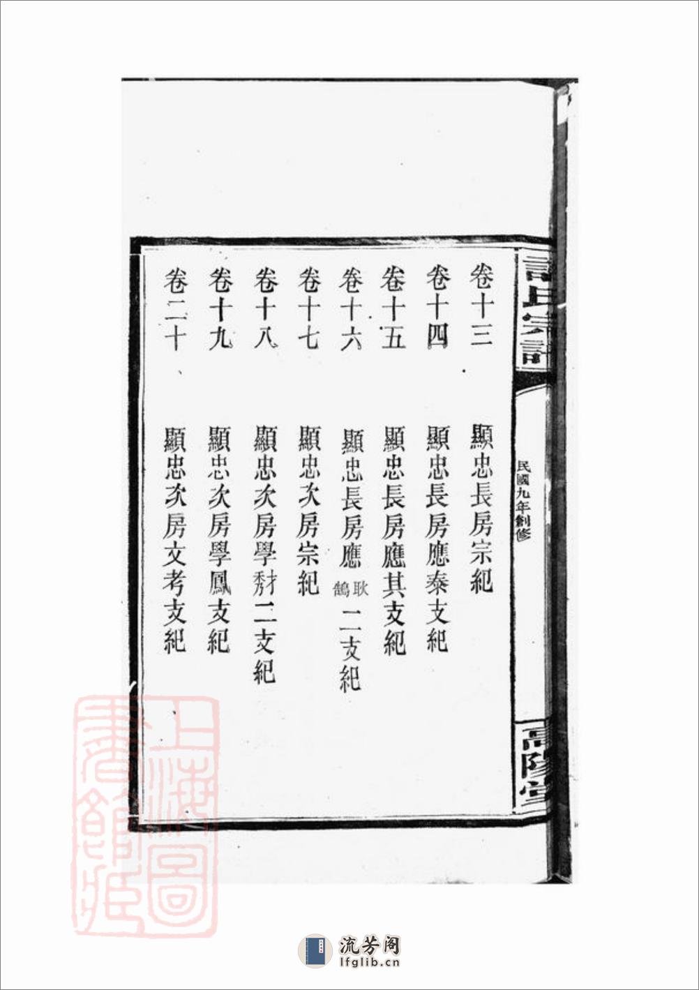 许氏宗谱：五十七卷，首一卷：[巴陵] - 第19页预览图