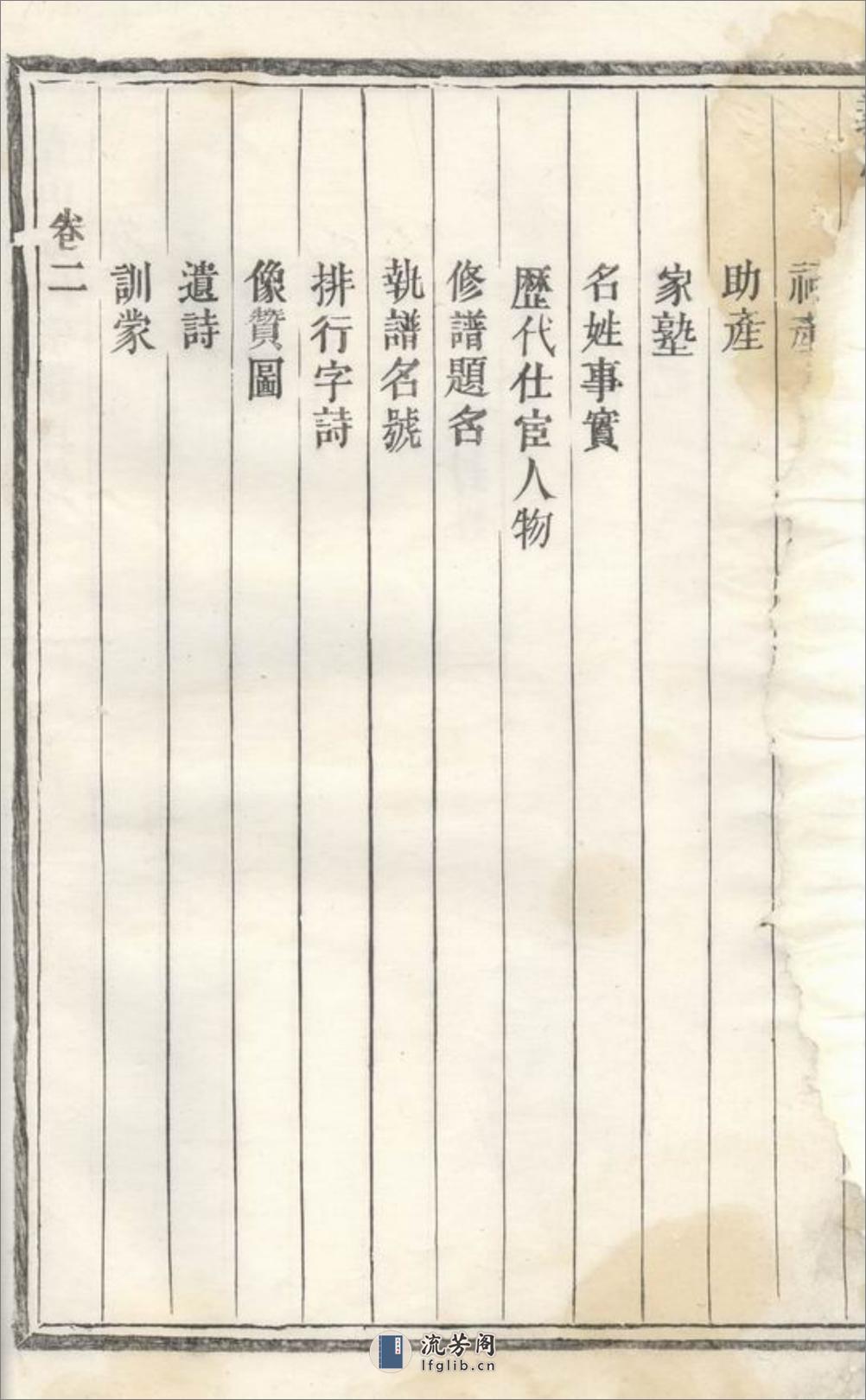 义乌香山方氏宗谱：五卷，末一卷 - 第8页预览图