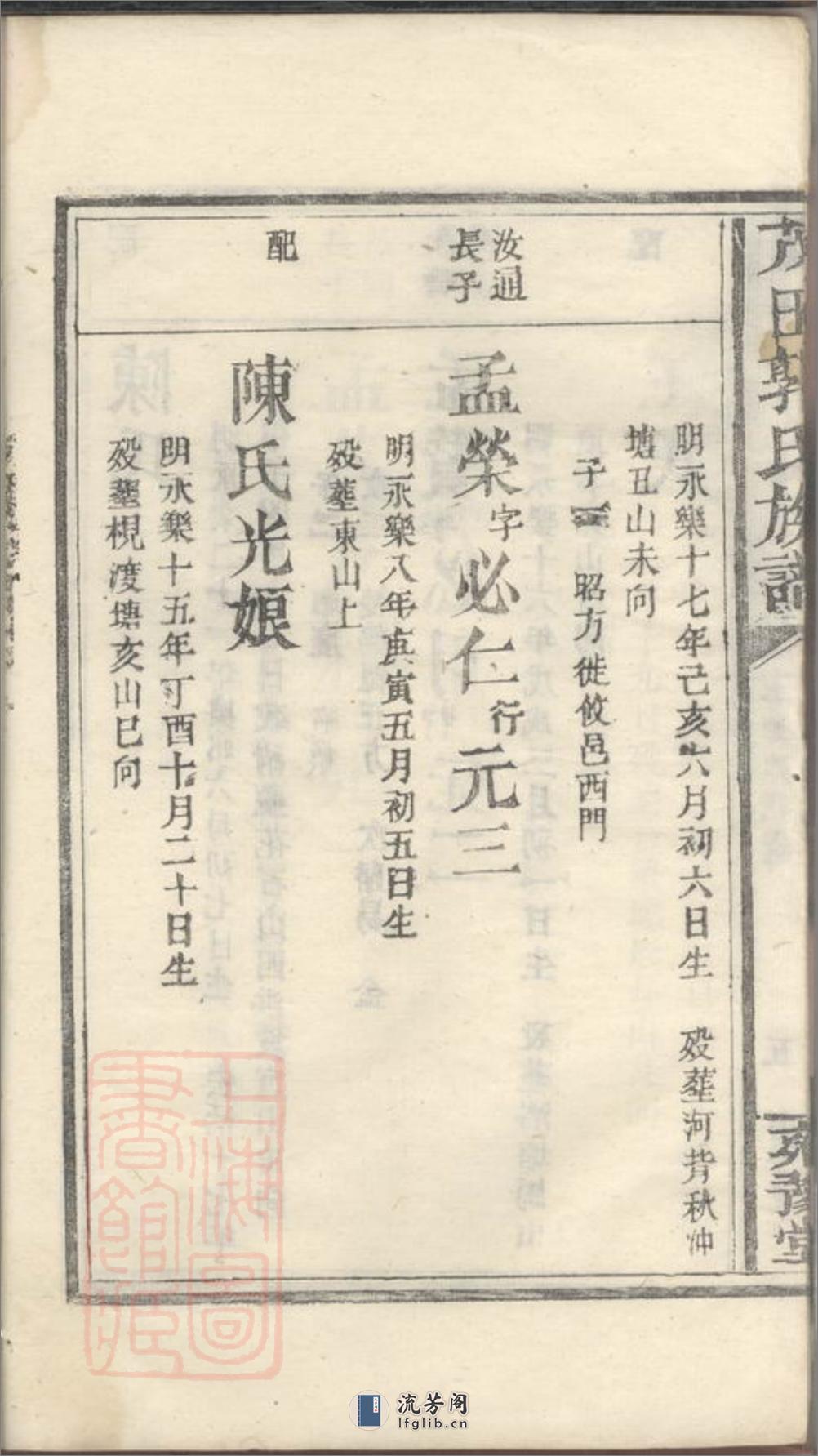 茂田郭氏族谱：不分卷：[醴陵] - 第11页预览图