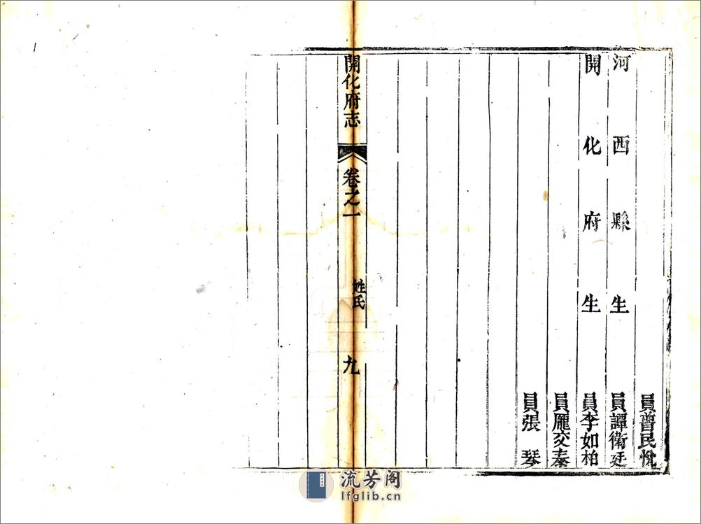 开化府志（道光） - 第14页预览图