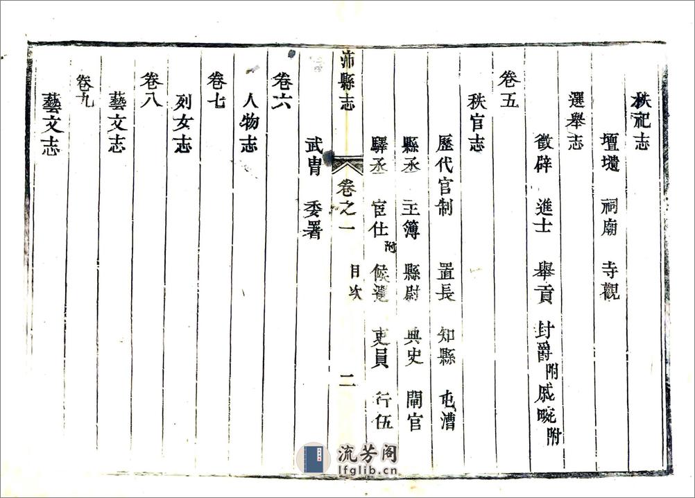 沛县志（乾隆） - 第20页预览图